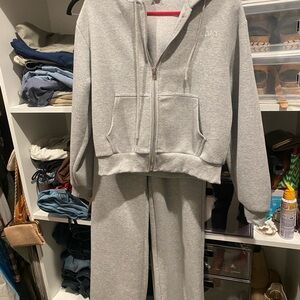 ALO Yoga Light Gray Set